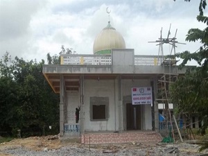 Konya İHH Patani’de mescit yapıyor