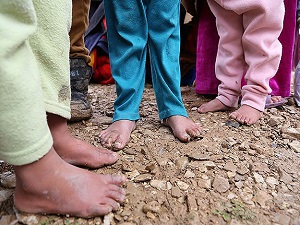 Iraklı sığınmacıların soğukla mücadelesi