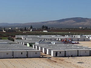 Suriye'nin en büyük konteyner kenti tamamlanmak üzere