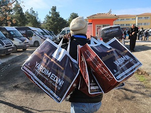 İyilik kervanı Suriyeli misafirlere ulaştı