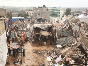 Gazze sular altında