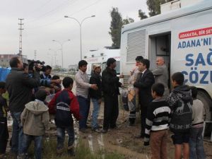 Çadırda Kalan Suriyelilere Büyükşehir Desteği