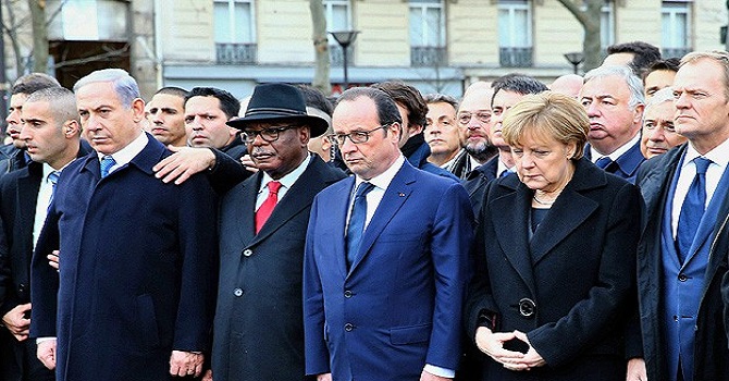 Netanyahu'nun Paris'teki yürüyüşe katılması skandaldır