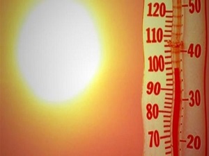 Hava sıcaklığına termometre bile dayanamadı