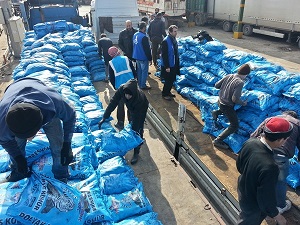 Suriye’deki kamplara 490 ton kömür