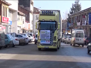 Merzifon'dan Suriye'ye Gıda Yardımı