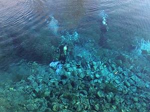 Doğal akvaryum'da dalış keyfi