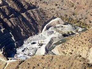 Siirt'te yapılan HES bu yıl hizmete giriyor