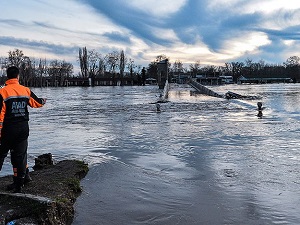 Edirne'de taşkında mahsur kalanlar tahliye edildi