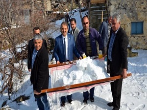 Kuyularda kar saklıyorlar