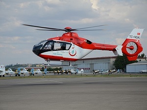 Ambulans helikopterlerle 18 bin hasta taşındı