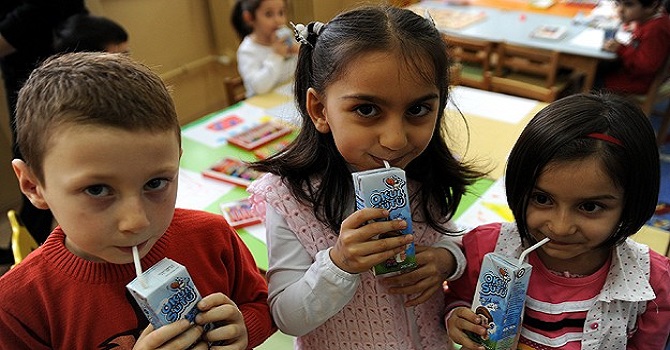 İlk ders 'okul sütüyle' başlayacak