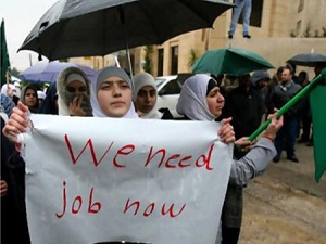 Filistin'de işsizlik kaygı verici boyutlarda