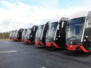 Trambüsler yola çıkmak için hazır