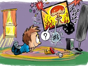 Televizyondaki şiddet ve cinsellik duyarsızlaştırıyor