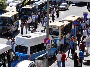 Başkent'te minibüslere kameralı takip