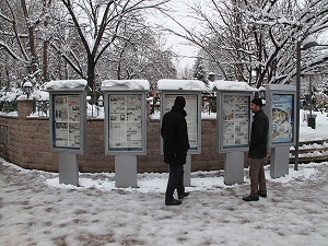 Çankırılılar 29 yıldır ayakta gazete okuyor