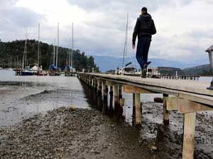 Deniz çekildi, halk panikledi