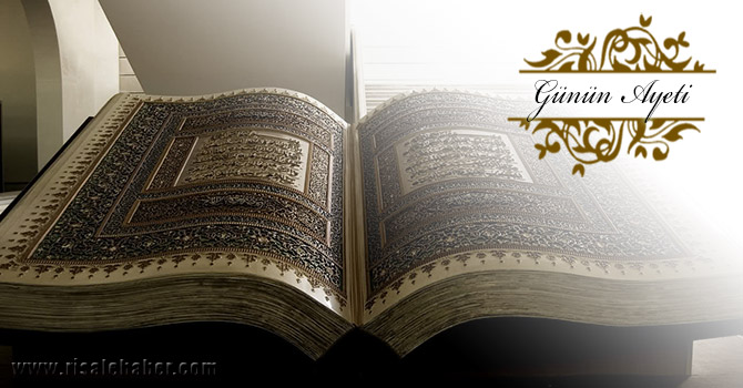 Tesbîh edenler gerçekten ancak biziz