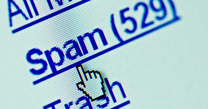 Spam e-posta yüzde 140 arttı