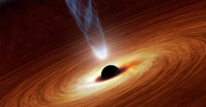 Güneş'in 12 milyar katı büyüklüğünde kara delik