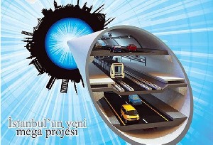 İstanbul'a 3 katlı tüp geçit