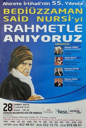 Bediüzzaman İstanbul'da yad edilecek