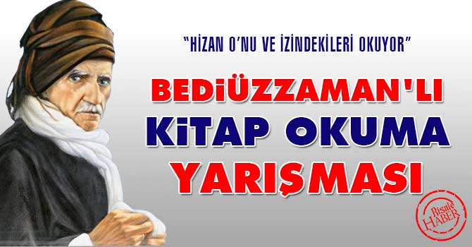 Hizan'da Bediüzzaman'lı kitap okuma yarışması
