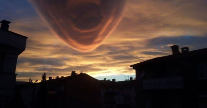 Aydın'da çekilen bu görüntü neyin nesi?