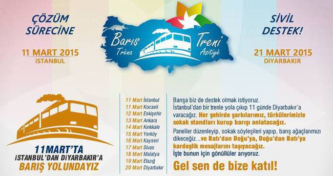 Barış Treni yola çıktı