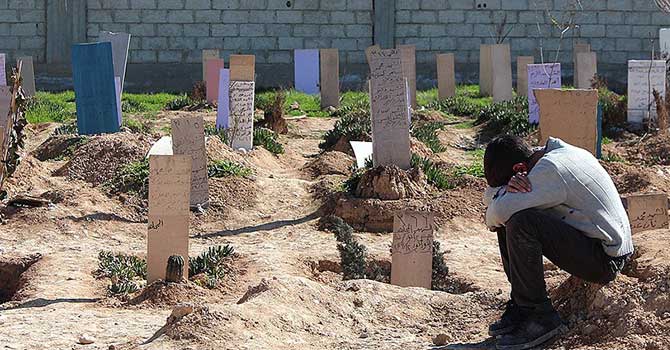 Suriye'de 4 yılda 211 bin kişi öldürüldü