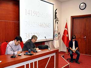 Erciyes Üniversitesi'nde "Pi" rekoru kırıldı