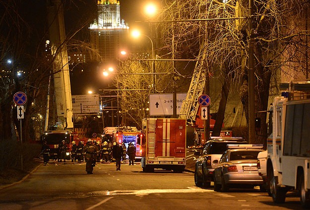 Nazım Hikmet'in mezarının bulunduğu manastırda yangın