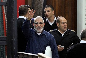 Mısır'da Muhammed Bedii ve 18 isme müebbet