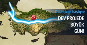 TANAP'ta ilk boru toprağa iniyor