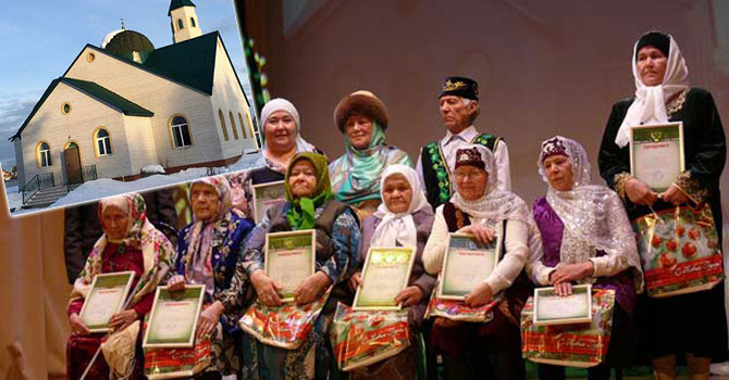Fanziye teyze Sibirya'da tek başına cami inşa etti