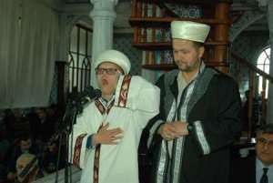 Down sendromlu genç ezan okudu