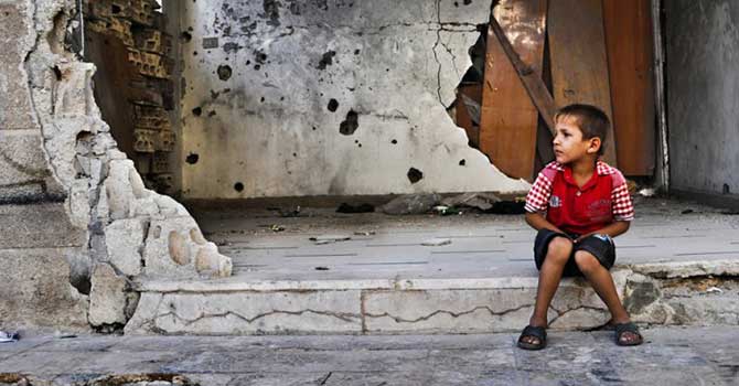 230 milyon çocuk çatışma bölgelerinde