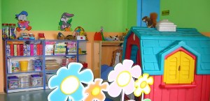 Cezaevinde kalan çocuklar için oyun odası