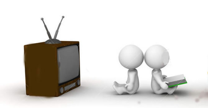 Günde 5 saat tv izler yılda 6 saat kitap okuruz!