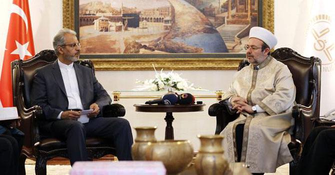 Görmez'den İran Büyükelçisine: Sünnîsi, Şiîsi ile bir ümmettiz