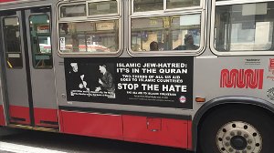 ABD otobüslerine islâm karşıtı afiş