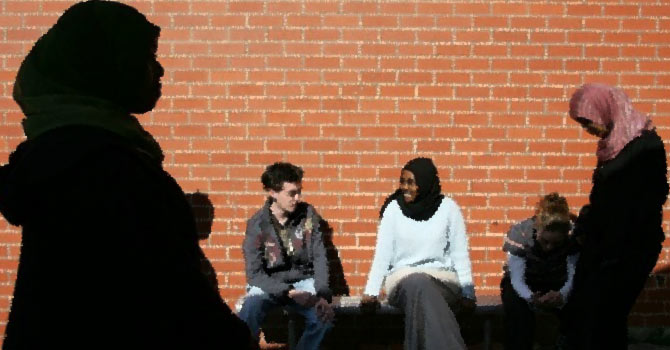 Müslümanlara destek çıkmak için sıradışı deney