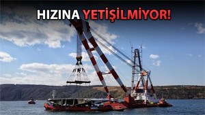 3. Köprü’nün tabliyesi böyle yerleştirildi