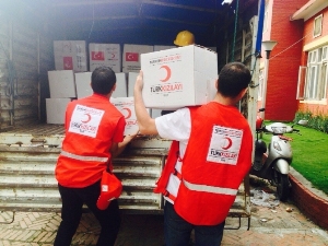 Türk Kızılayı’ndan 5 bin kişilik çadır