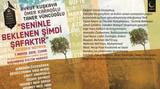 O konserde Bediüzzaman'ın da adı var