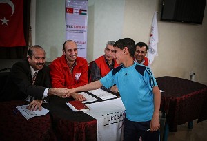 Türk Kızılayından Gazzeli yetimlere yardım