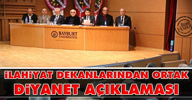 İlahiyat Dekanlarından ortak Diyanet açıklaması