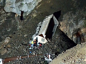 Zonguldak'ta heyelan