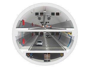 Üç katlı tünelde süreç başladı